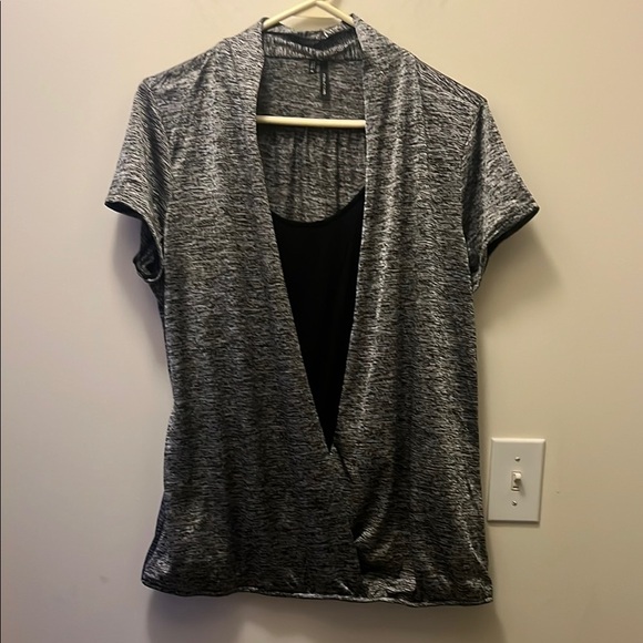 Maurices Black and Gray Women's Blouse size XL - Picture 1 of 9
